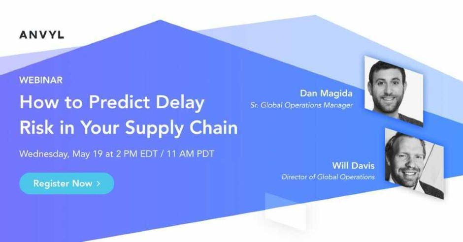Predicting supply chain delays