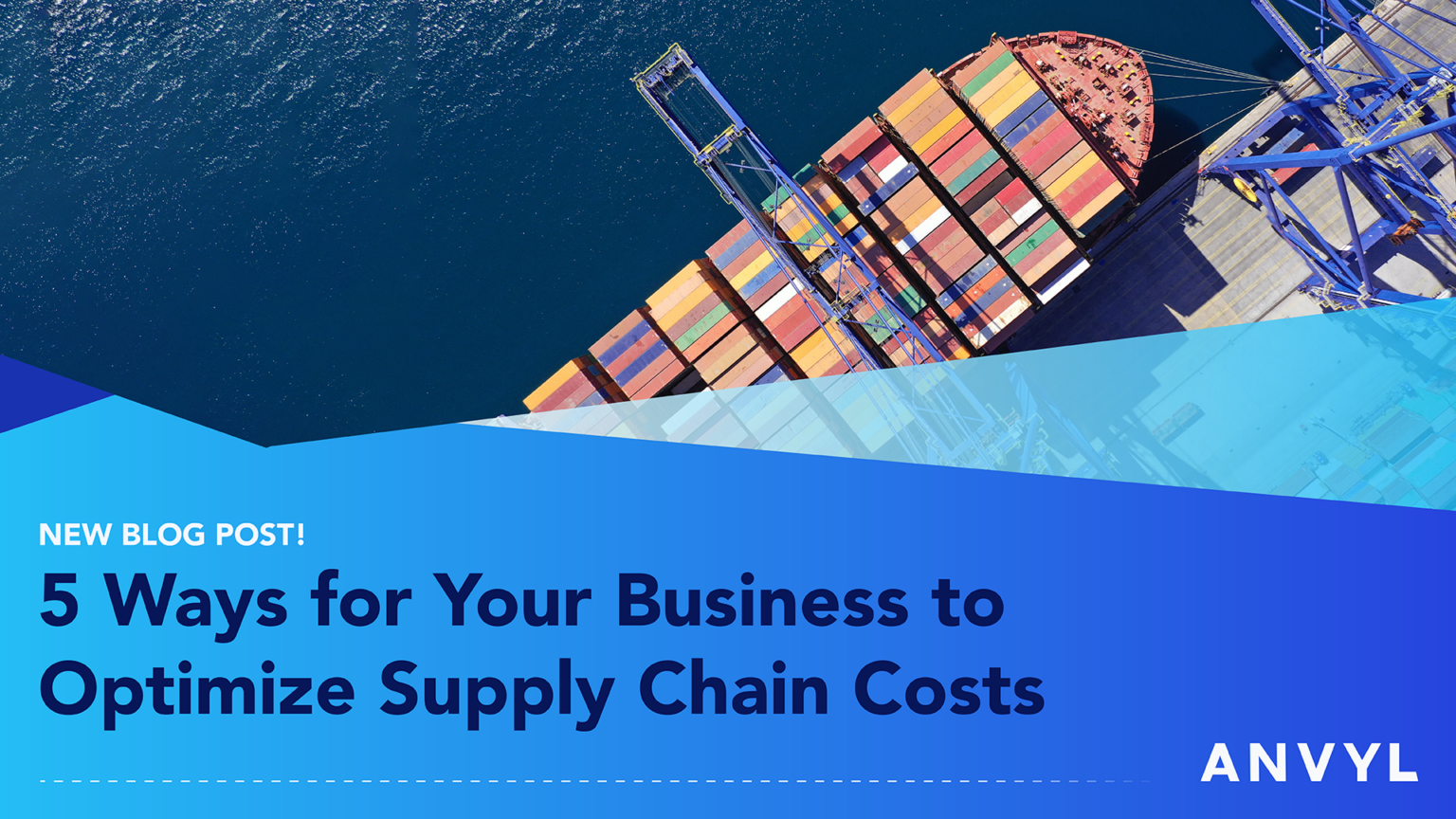 5 Ways To Optimize Supply Chain Costs - Anvyl